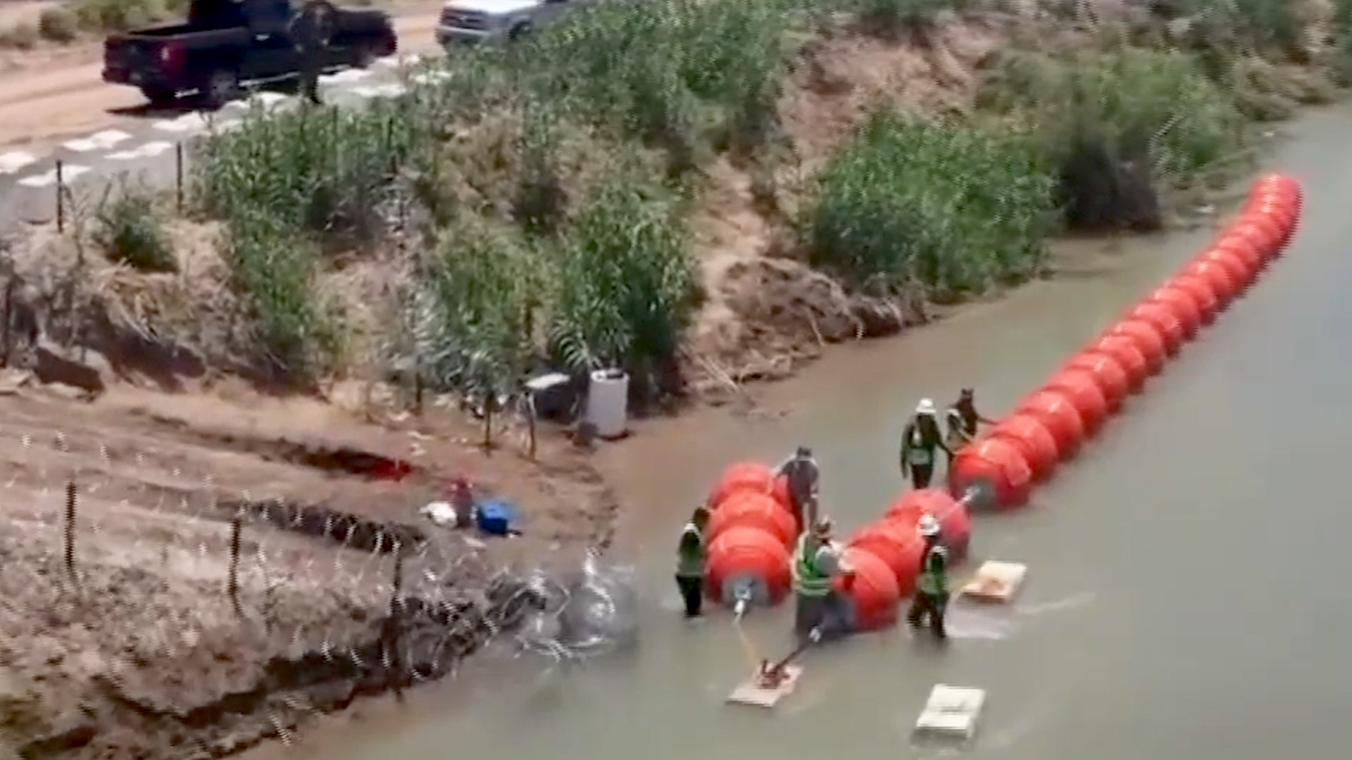 Why Mexico is suing the US for buoys it installed in the Texas Rio Grande to stop migrants
