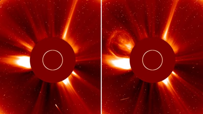 The final moments of the “Halloween Comet” were captured by the SOHO spacecraft