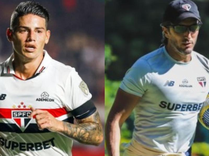 Luis Zubeldia reacts to James Rodriguez’s departure from Sao Paulo