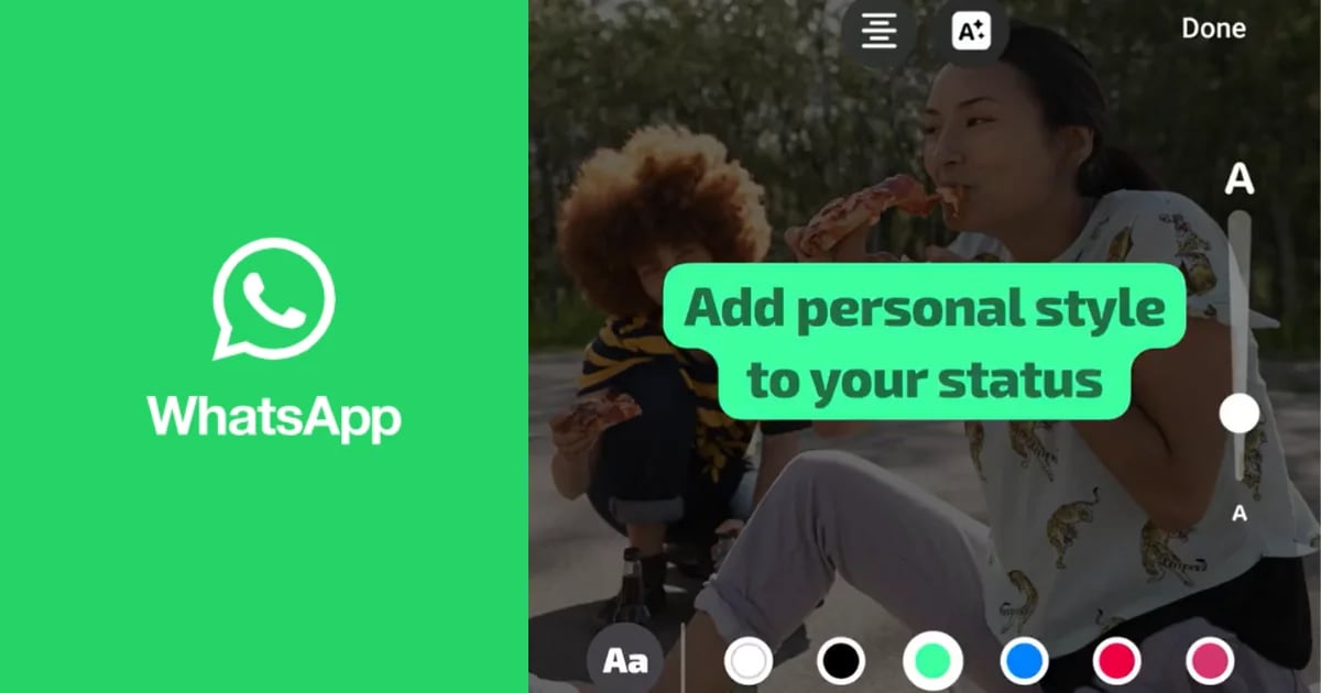 WhatsApp: How to use the new fonts for your statuses