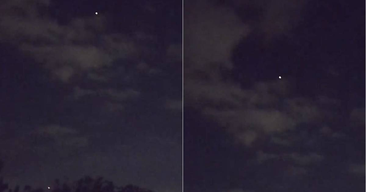 They capture the lights from the International Space Station as it passes through the skies of Havana