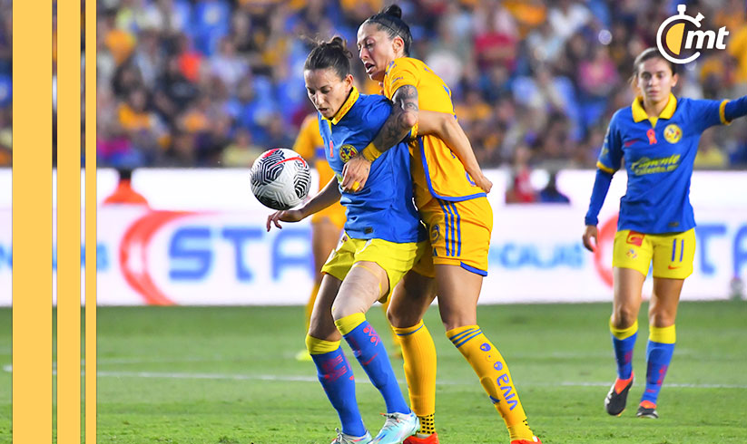 Summary of the match between Tigres and America (1-0)