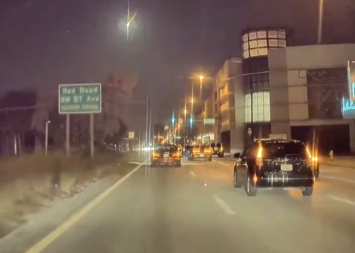 They reported a meteor fall in South Florida