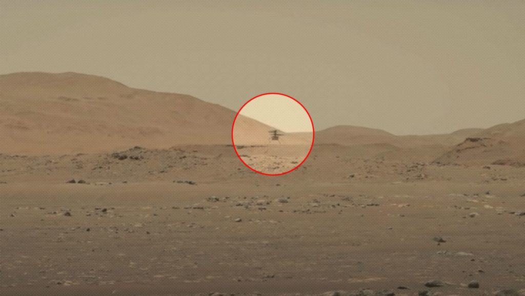 VIDEO: El helicóptero Ingenuity de la NASA bate un récord de distancia y velocidad en un vuelo sobre Marte