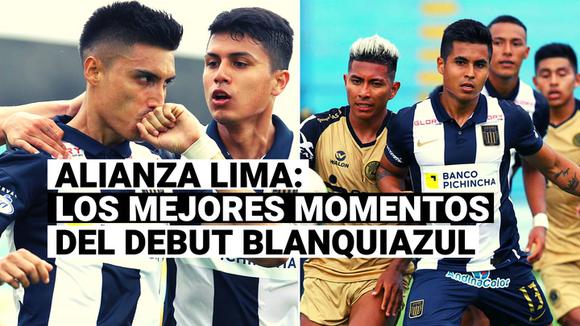 Alianza Lima: Check out the best moments of Blue and White's debut in League 1