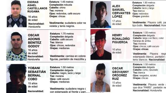 Mexico activates an amber alert system for six immigrant minors;  Four Hondurans