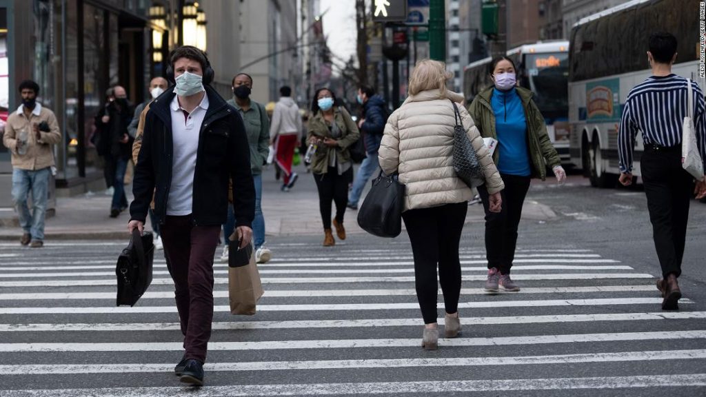 Those who have been fully vaccinated can stop wearing the mask