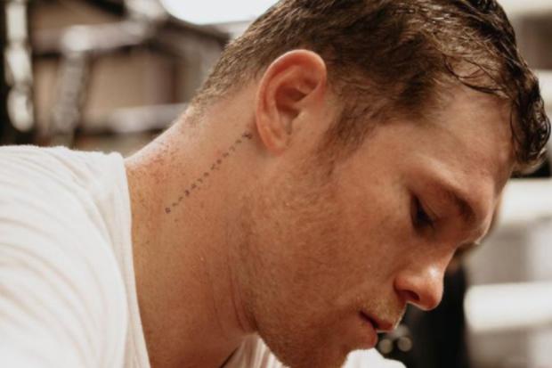 One of the tattoos on Canelo's neck (Photo: Saúl Álvarez / Instagram)