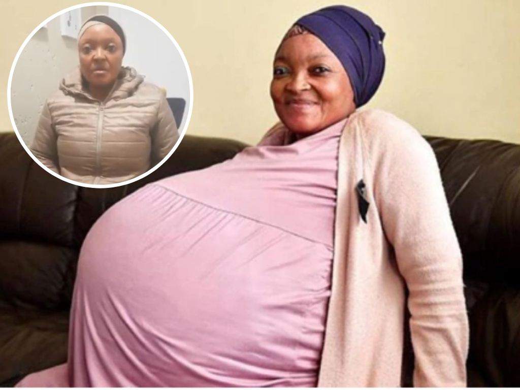 A woman who says she has given birth to 10 children is admitted to a psychiatric hospital