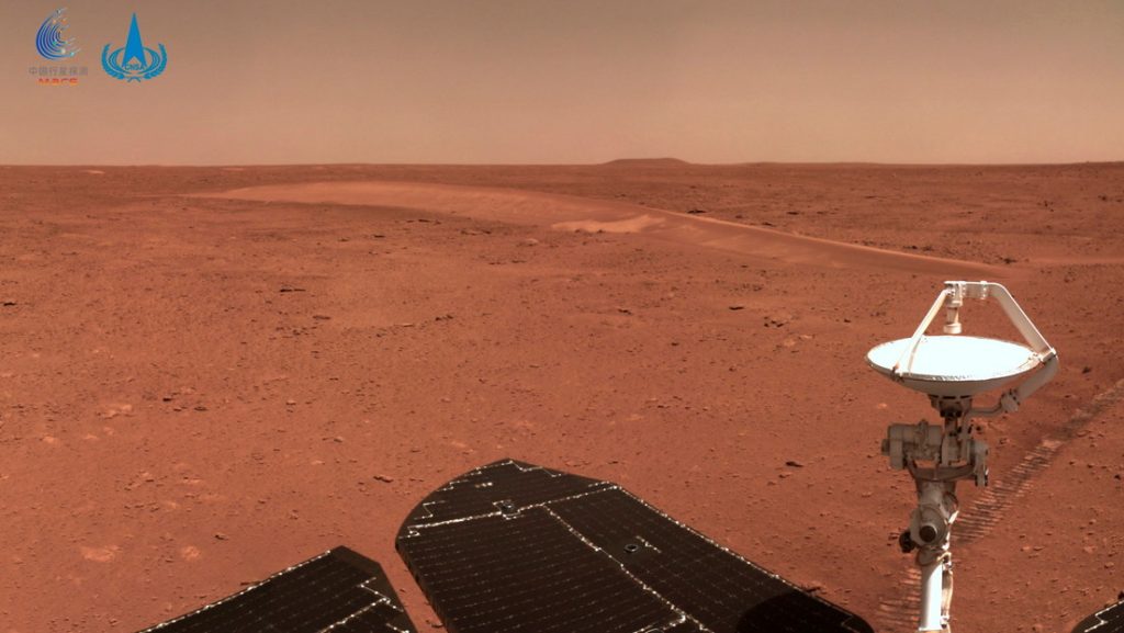 El róver chino Zhurong se encuentra con complicaciones en el terreno en Marte