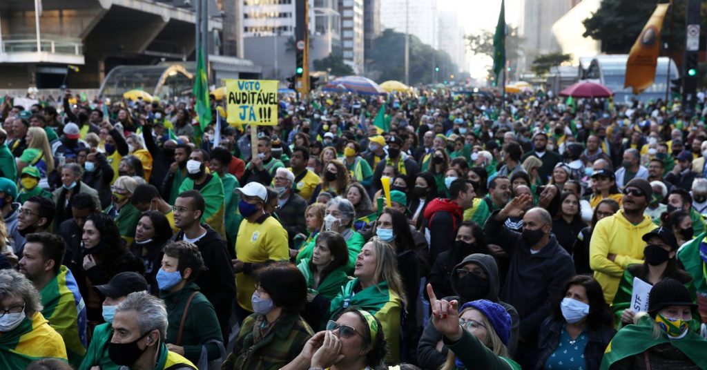 Thousands of Bolsonaro supporters protested Brazil's electoral system