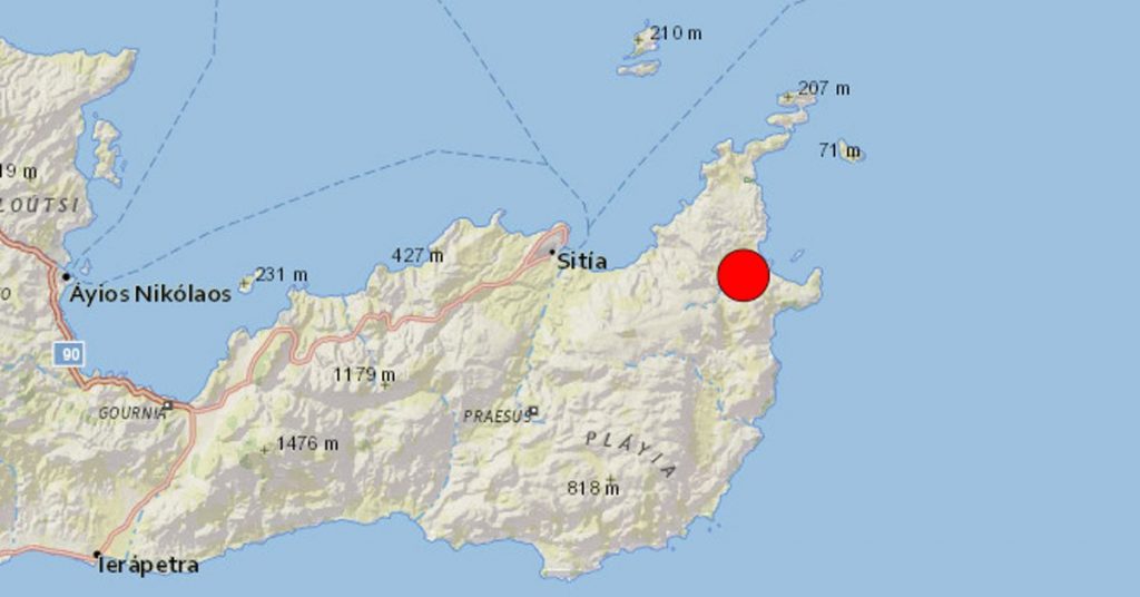 A 6.3-magnitude earthquake struck the Greek island of Crete