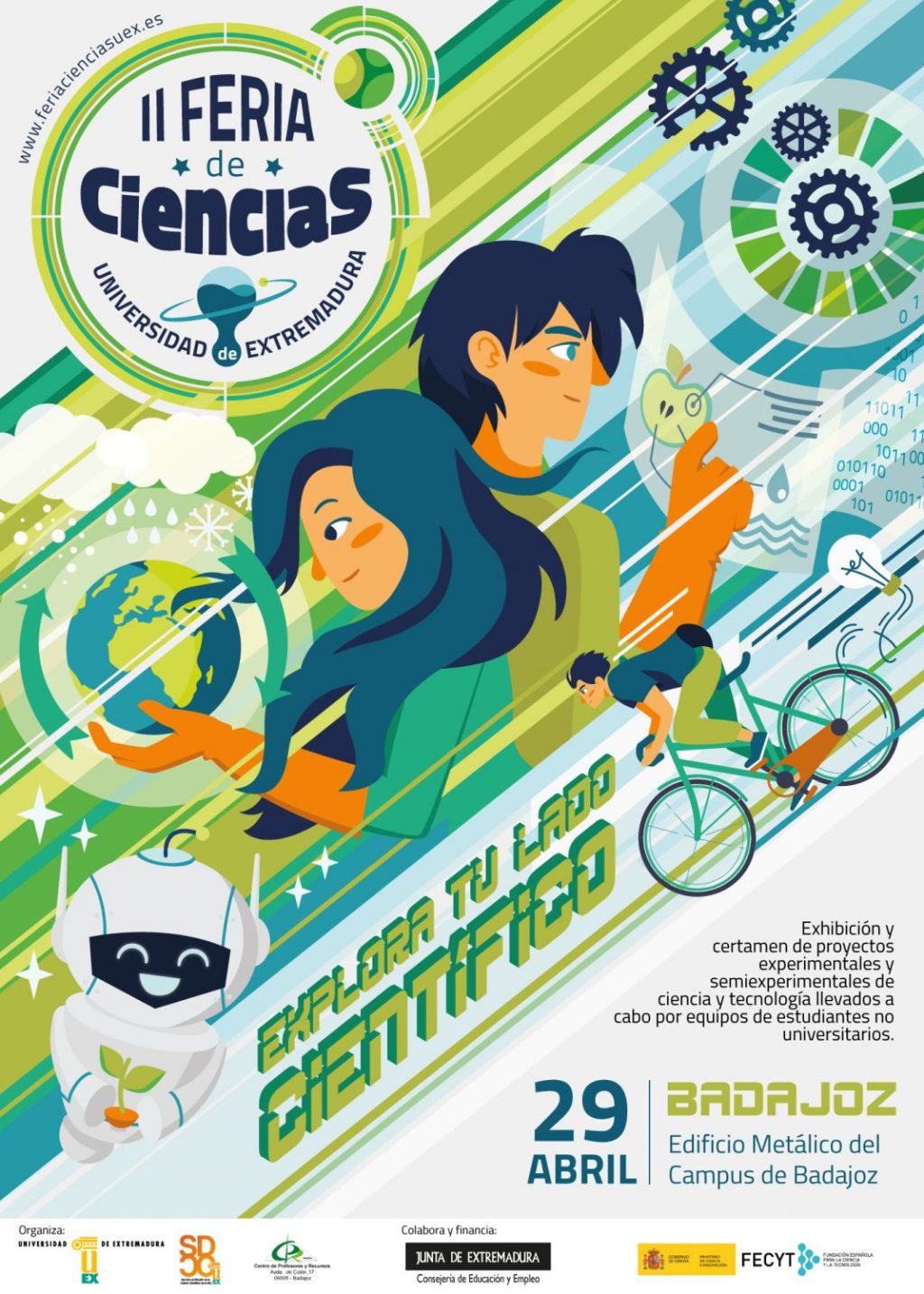 Open the invitation to participate in the second science fair of the University of Extremadura