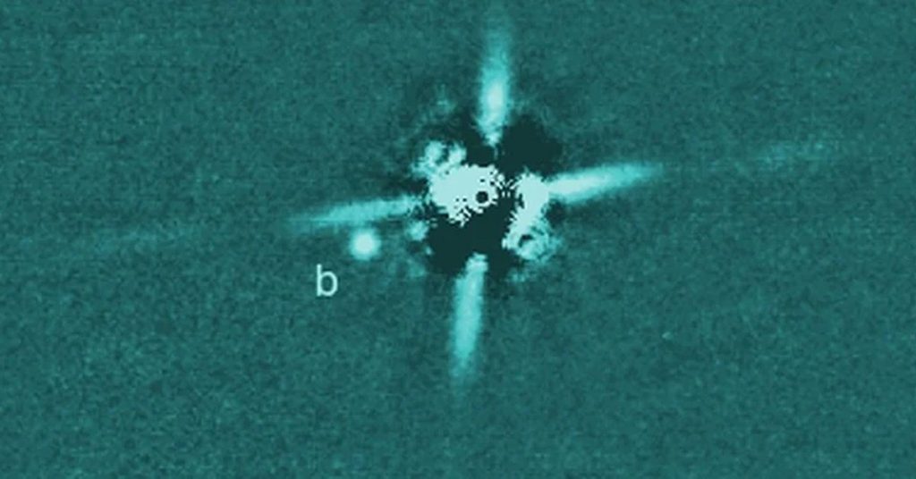 They took an unusual picture of a small exoplanet 400 light years away