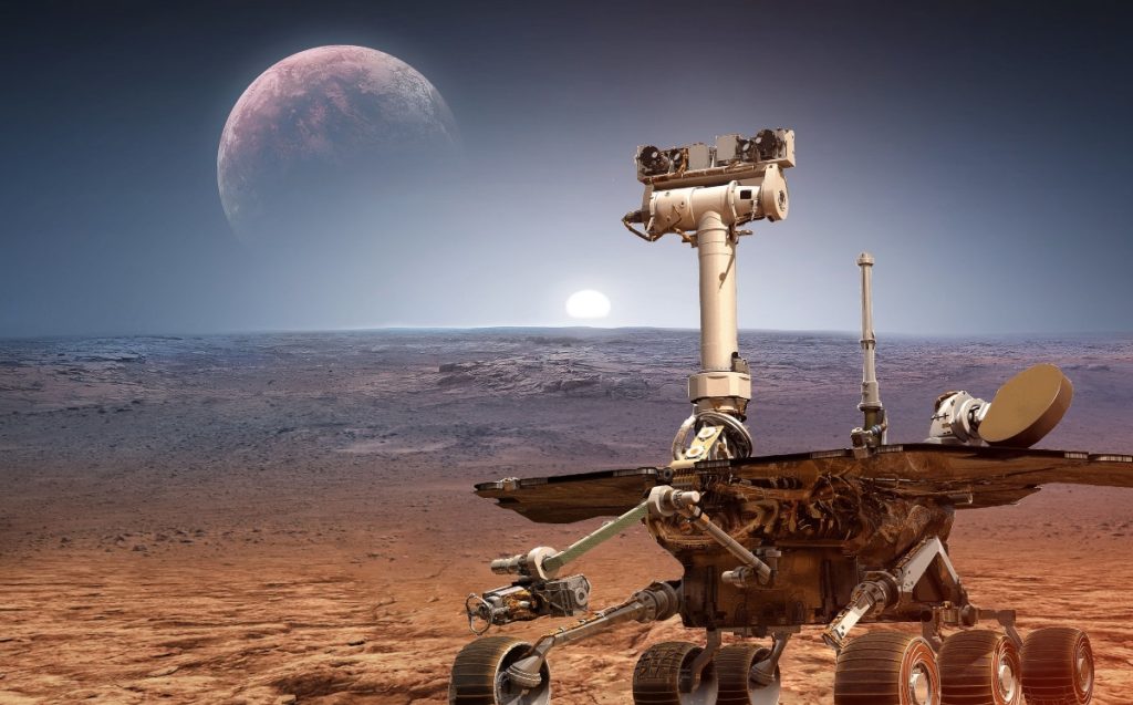 Rover Curiosity de la NASA (Shutterstock).