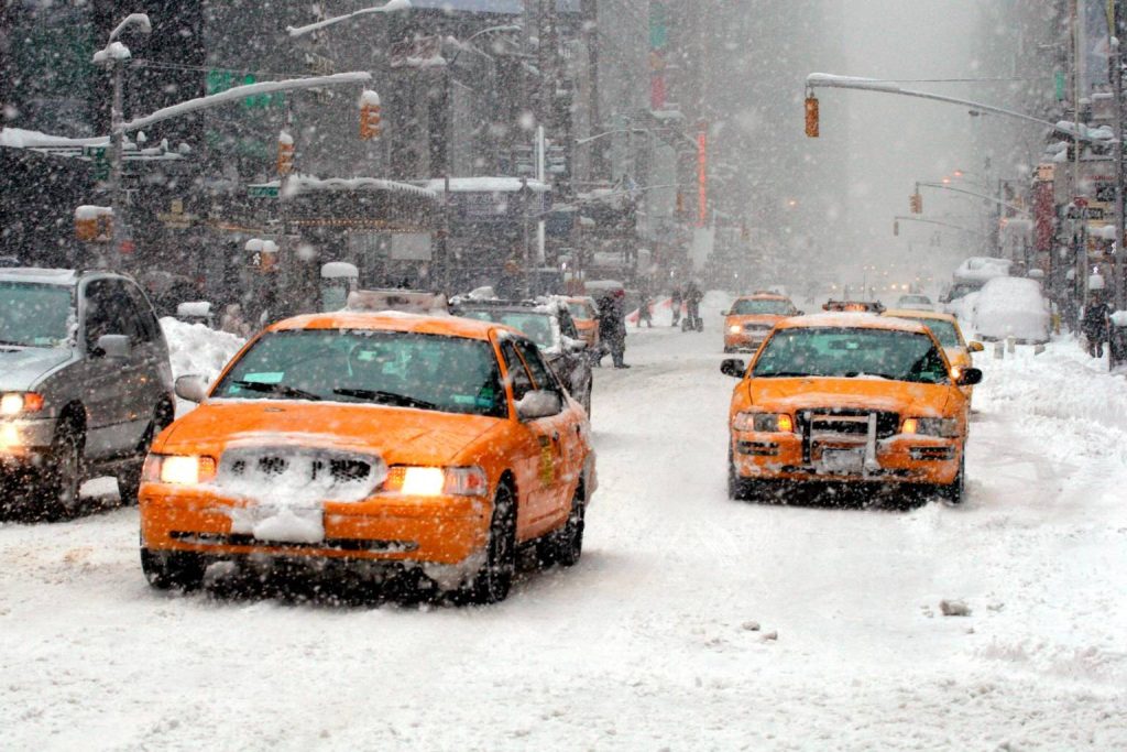 The first snow of the season will hit New York this Sunday and Monday