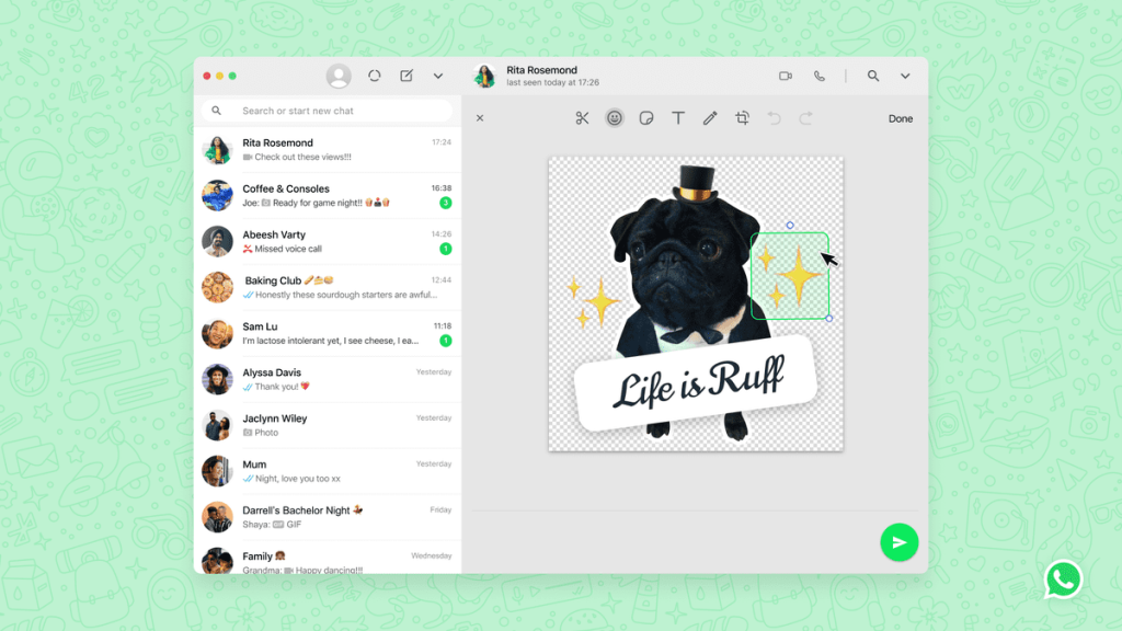 WhatsApp has launched its own tool for creating stickers