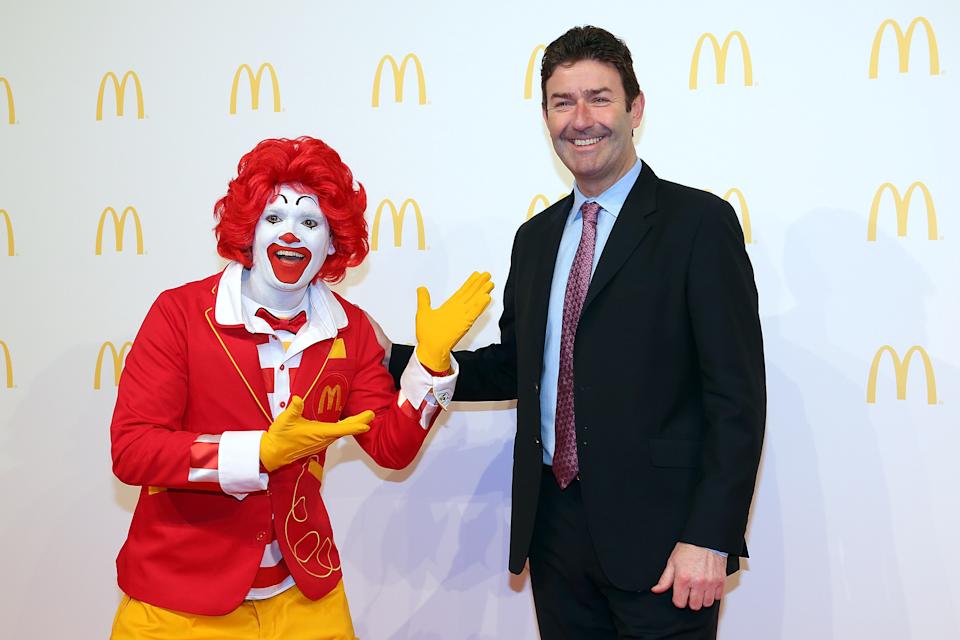 Steve Easterbrook was signed in 2015 by McDonal and fired four years later after learning he had violated company policy by maintaining relationships with an employee.  (Photo: Hannelore Forster/Getty Images)