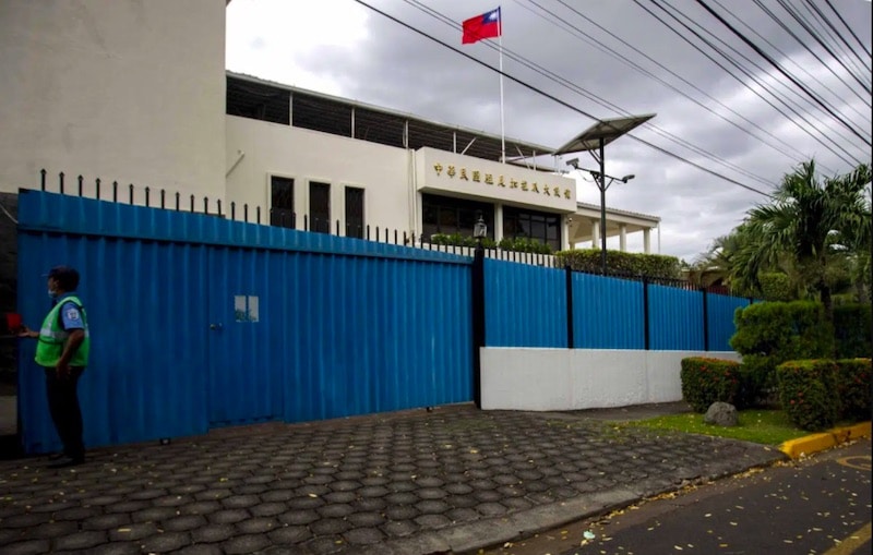 The confiscation of the Taiwanese embassy is 'illegal, humiliating and shameful'