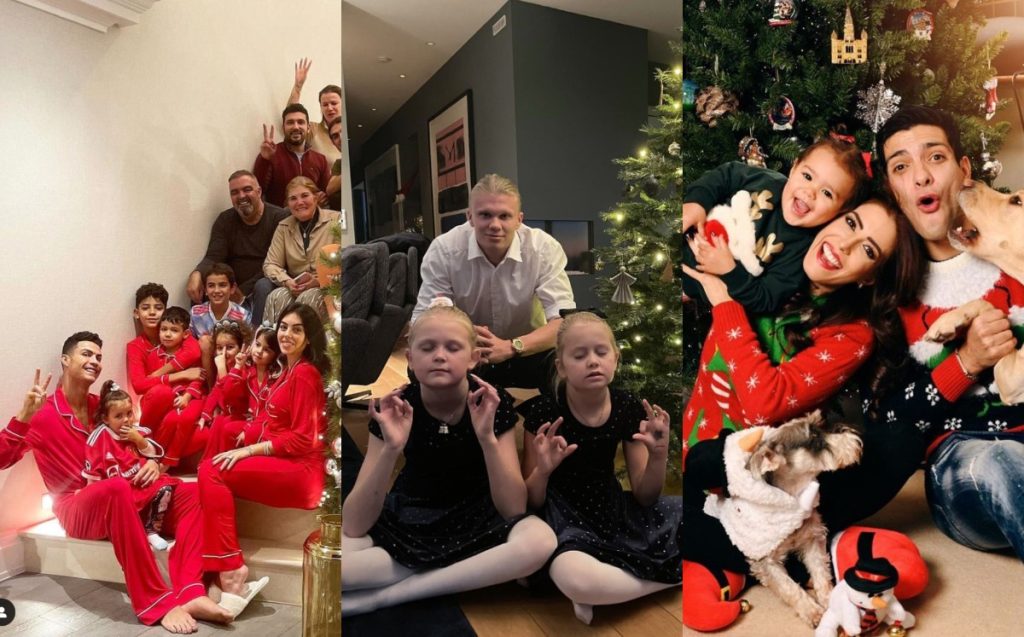 This is how athletes around the world celebrate Christmas