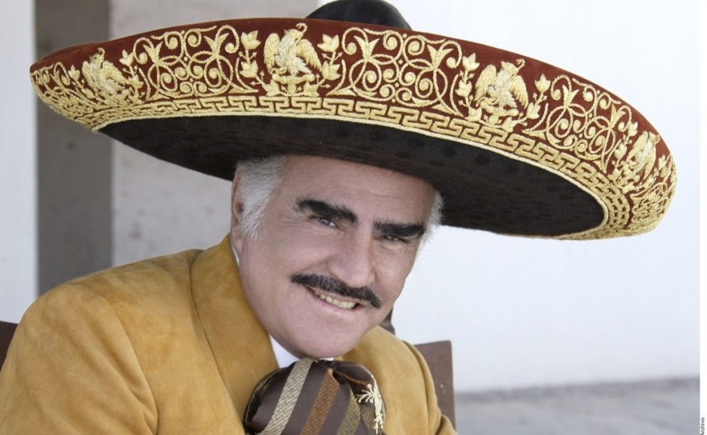 Vicente Fernandez's grandson can't stand and breaks down in tears