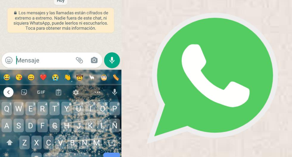 WhatsApp |  The trick to add Christmas wallpaper to the app keyboard |  technology |  app |  Applications |  trick |  Tutorial |  Smartphone |  Mobile phones |  Android |  nda |  nnni |  data
