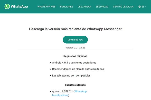In this way, you will be able to download WhatsApp APK to be able to install it on an unsupported cell phone.  (Photo: mag)