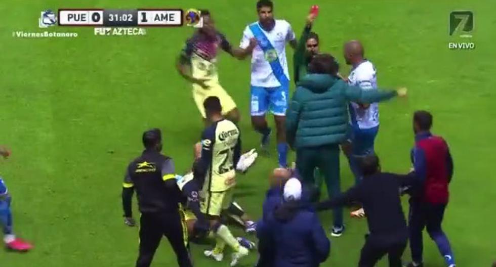 Santiago Solari in America vs.  Puebla: The Argentine coach entered the stadium and went crazy in front of the referee and was expelled |  Video |  League MX |  NCZD |  Total Sports