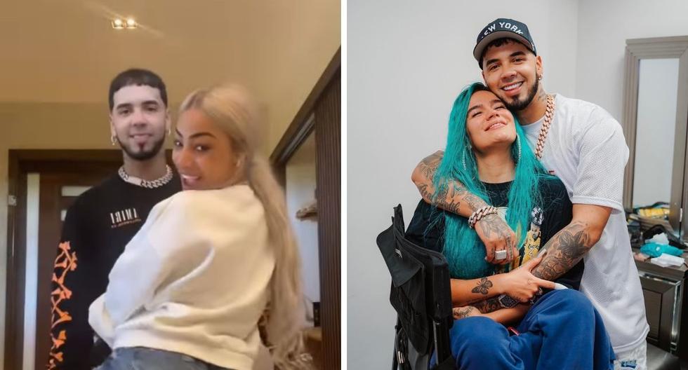 Anuel AA surprises Yailín with a Valentine's gift and users remember that he gave the same to Karol G |  Entertainment RMMN |  from the side