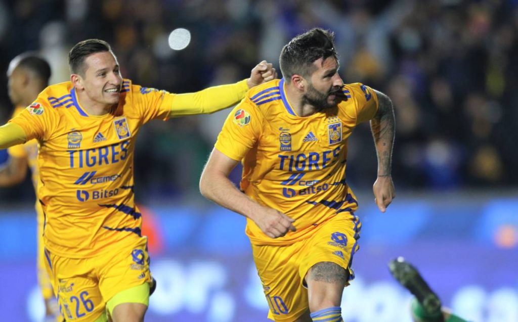 Summary of the match Tigres vs Atlético San Luis (2-1).  Objectives