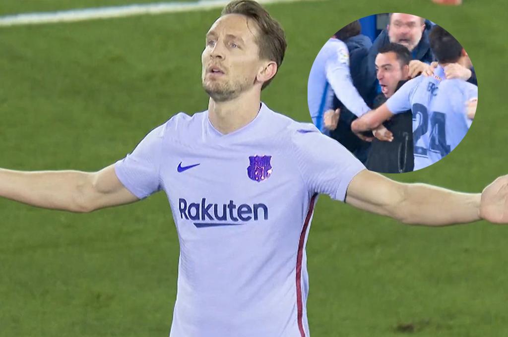 Barcelona beat Levante in the last minutes thanks to Luc de Jong and is still dreaming of the League!