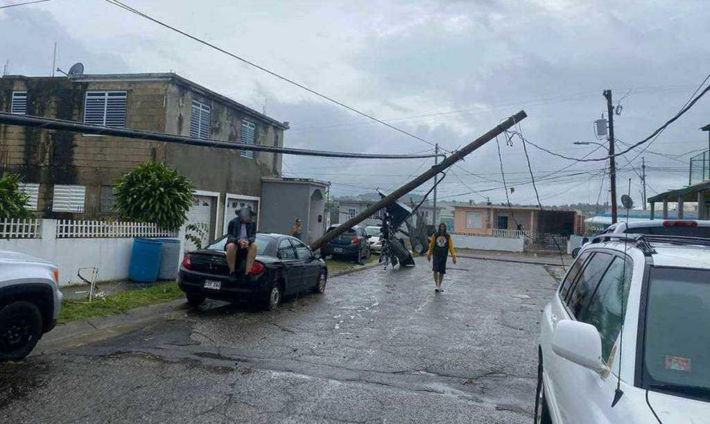 The cyclone caused damage to at least 26 homes in Arecibo