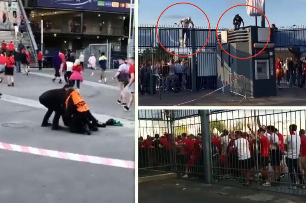 Riots in Paris!  False ticket sales delay Champions League final, Liverpool fans cheat security