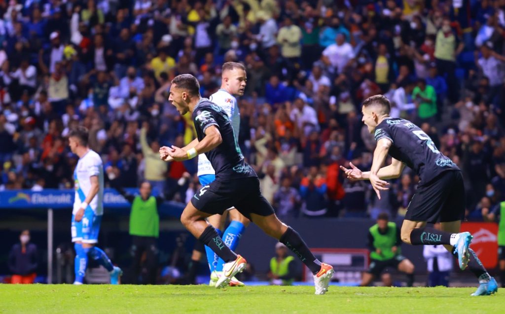 Summary of the match between Puebla and America Legila (1-1).  Quarter-final goals 2022