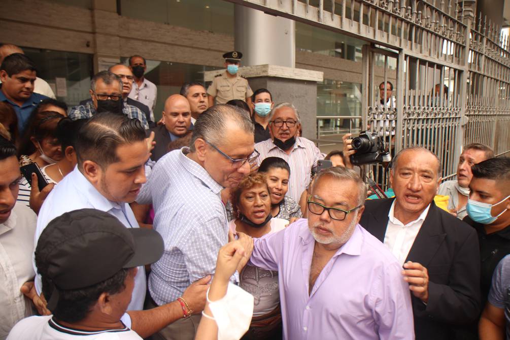 The Santa Elena Court decided to announce the revocation of the 'habeas corpus' order granted to Jorge Glass |  approach |  News