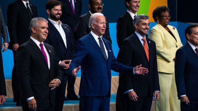 Joe Biden at the Americas Summit.