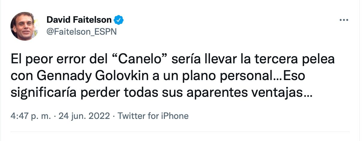 Faitelson Canelo arrested for insulting Golovkin at a press conference (Image: Twitter / @Faitelson_ESPN)