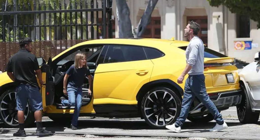 Ben Affleck's youngest son took advantage of his father's neglect and ended up destroying a Lamborghini