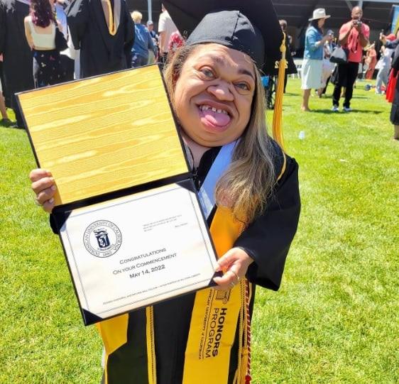 Patricia Espinal is a Dominican graduate from California