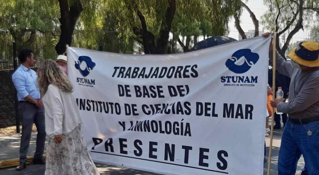 The workers of the Institute of Marine Sciences will take over the presidency of UNAM