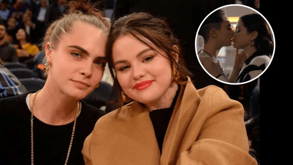 They posted a VIRAL video of the kiss between Selena Gomez and Cara Delevingne