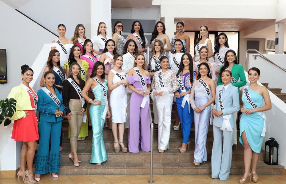 Candidates for Miss World Puerto Rico 2022.