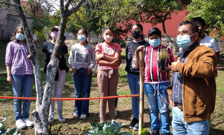 The Faculty of Agricultural Sciences BUAP promotes the school garden project