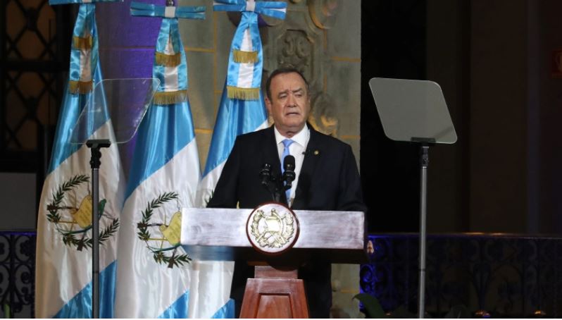 El presidente Alejandro Giammattei se ha enfrentado directamente con la administración Biden, a la que ha señalado de injerencia extranjera. (Foto Prensa Libre: Hemeroteca PL)