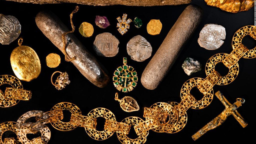 They recovered a treasure in a Spanish shipwreck 350 years ago