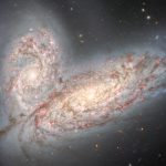 These two merging galaxies predict the fate of the Milky Way