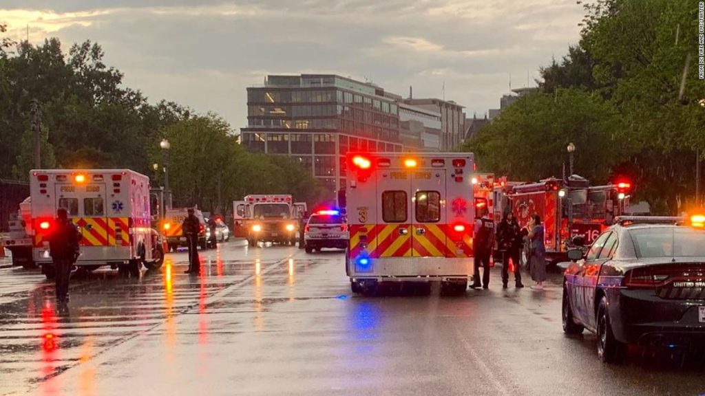 A third person was killed in a lightning strike near the White House.