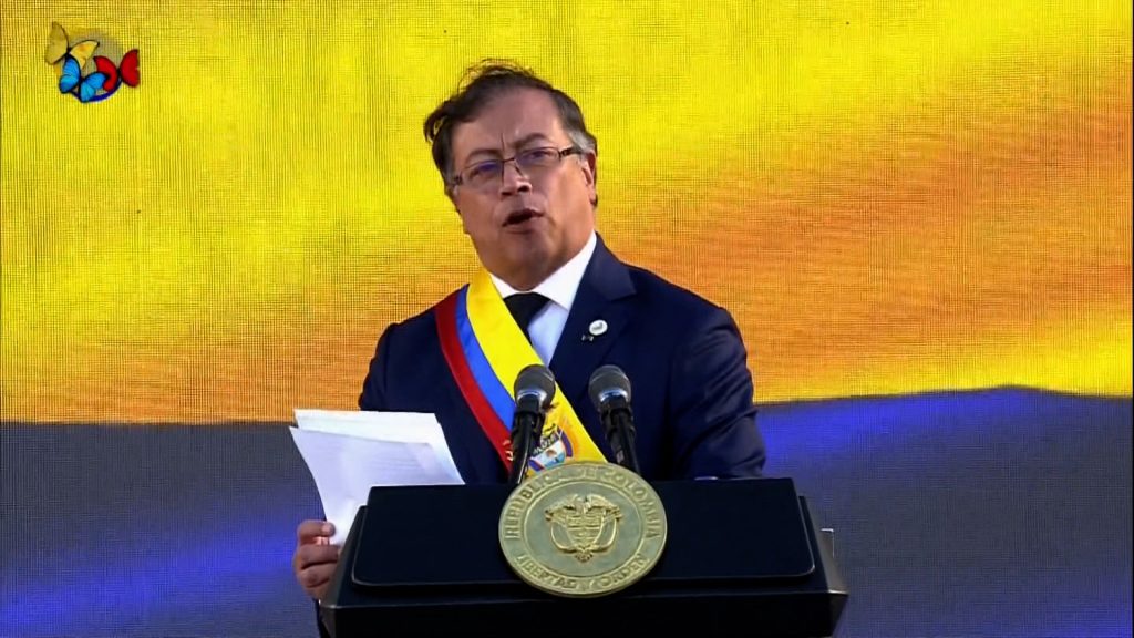 Gustavo Petro inaugurated as president of Colombia, live