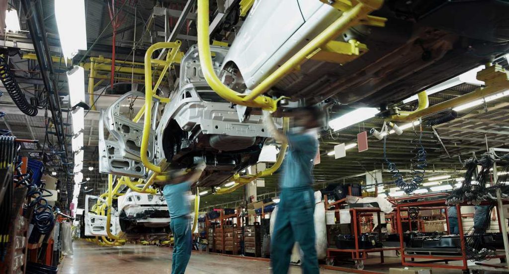 The auto sector boosted industrial production in the US, which rebounded for July