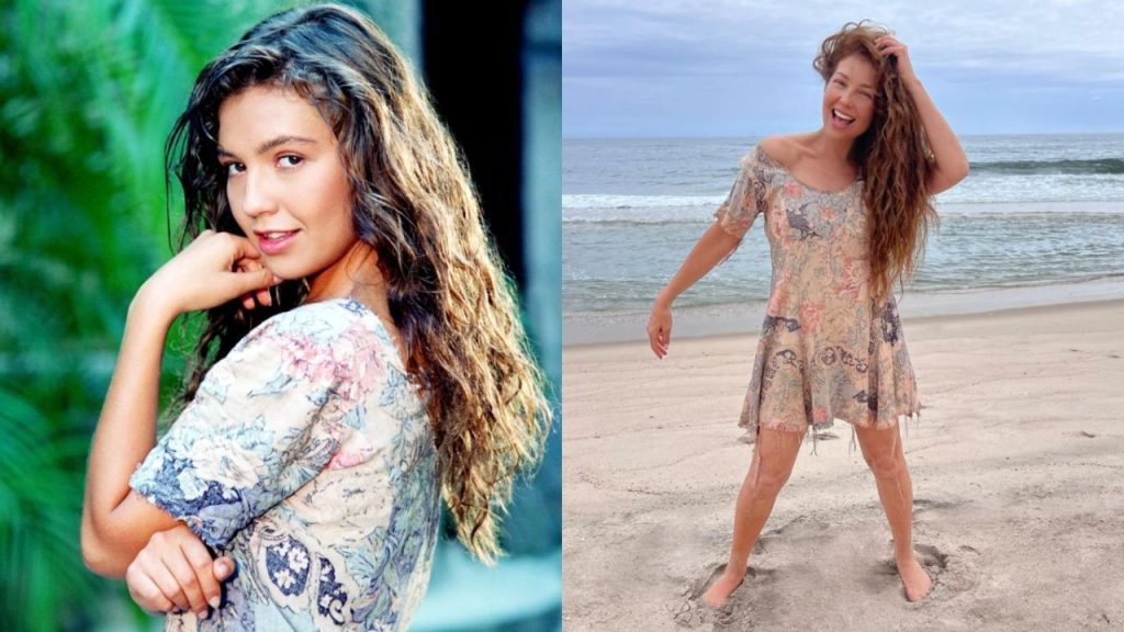 This is how Thalia looks in the same Marimar dress after 28 years of telenovela |  video